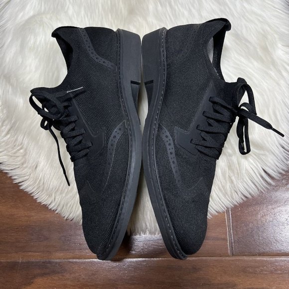 Third Mind Men's Size 10.5 Black The Fred Wing Tip Lace Up Slip On Shoe‎ - Picture 6 of 14